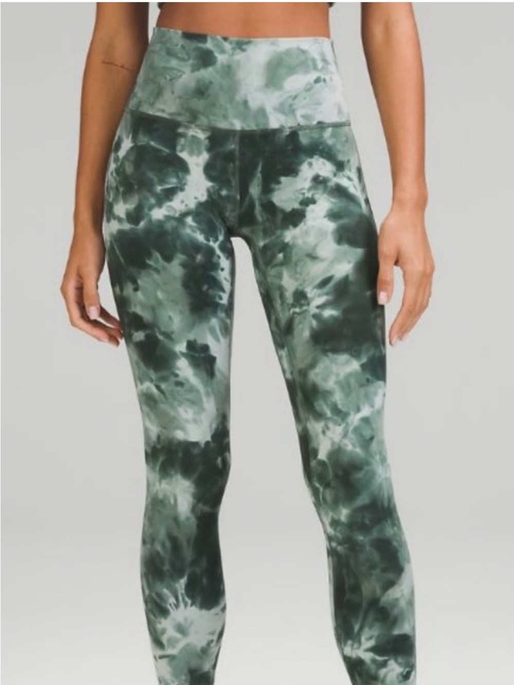 Lululemon Align High Rise Pant 28” Diamond Dye Starlight Smokes Spruce Size 4